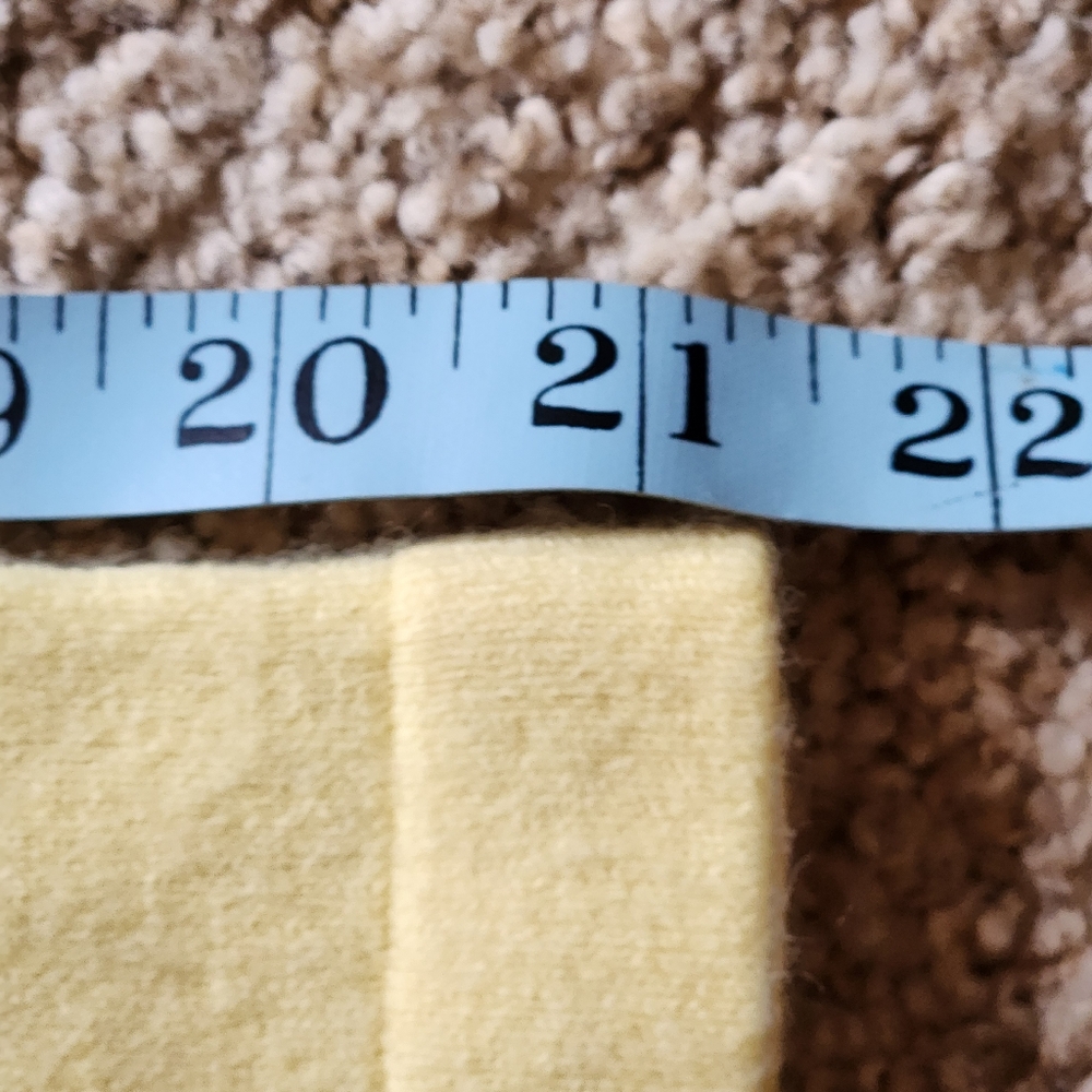 VTG Talbott Taralan Collared Cardigan Size M  Color Yellow - Picture 5 of 10